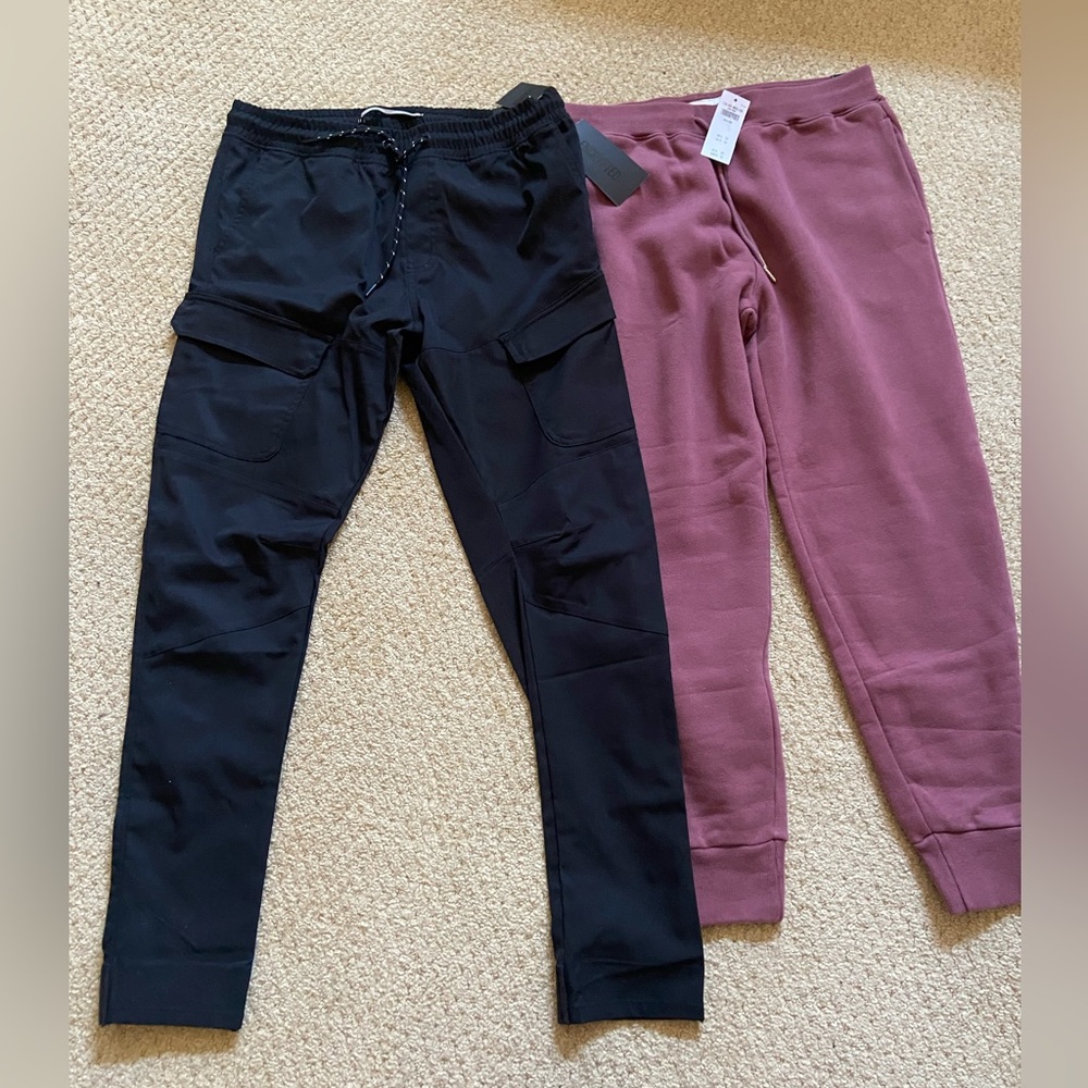 2 MEDIUM JOGGERS ABERCROMBIE & FITCH AND ENCRYPTED